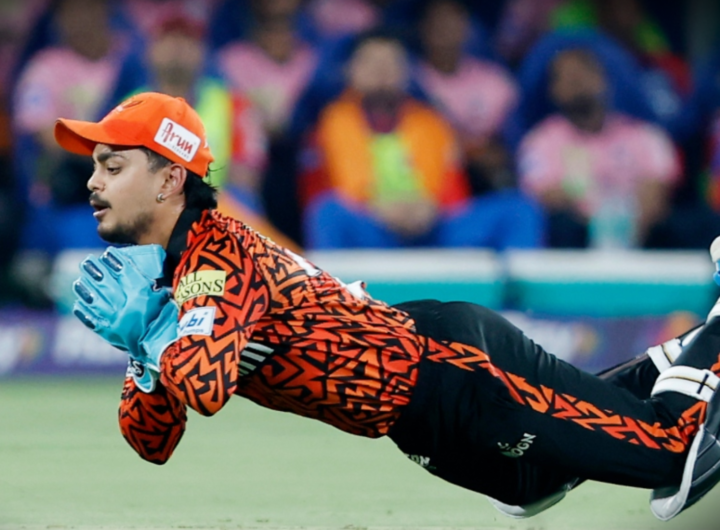 Indian cricket team T20 match action – young opener batting