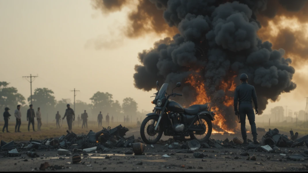 सिहोर में चलती बाइक में डेटोनेटर विस्फोट, फॉरेंसिक जांच जारी