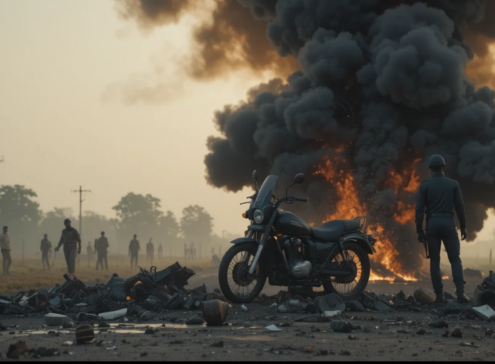 सिहोर में चलती बाइक में डेटोनेटर विस्फोट, फॉरेंसिक जांच जारी